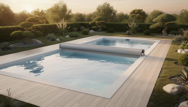 Piscine esthétique volet immergé : la solution élégante pour sublimer votre extérieur